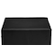 Baxton Studio Dorian Black Faux Leather Upholstered Modern Nightstand 116-6202 - alternate 2